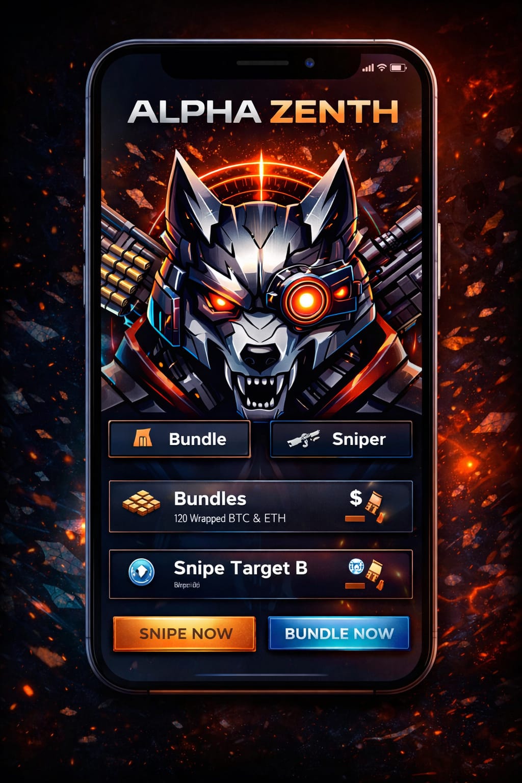 ALPHA ZENTH Mobile Interface